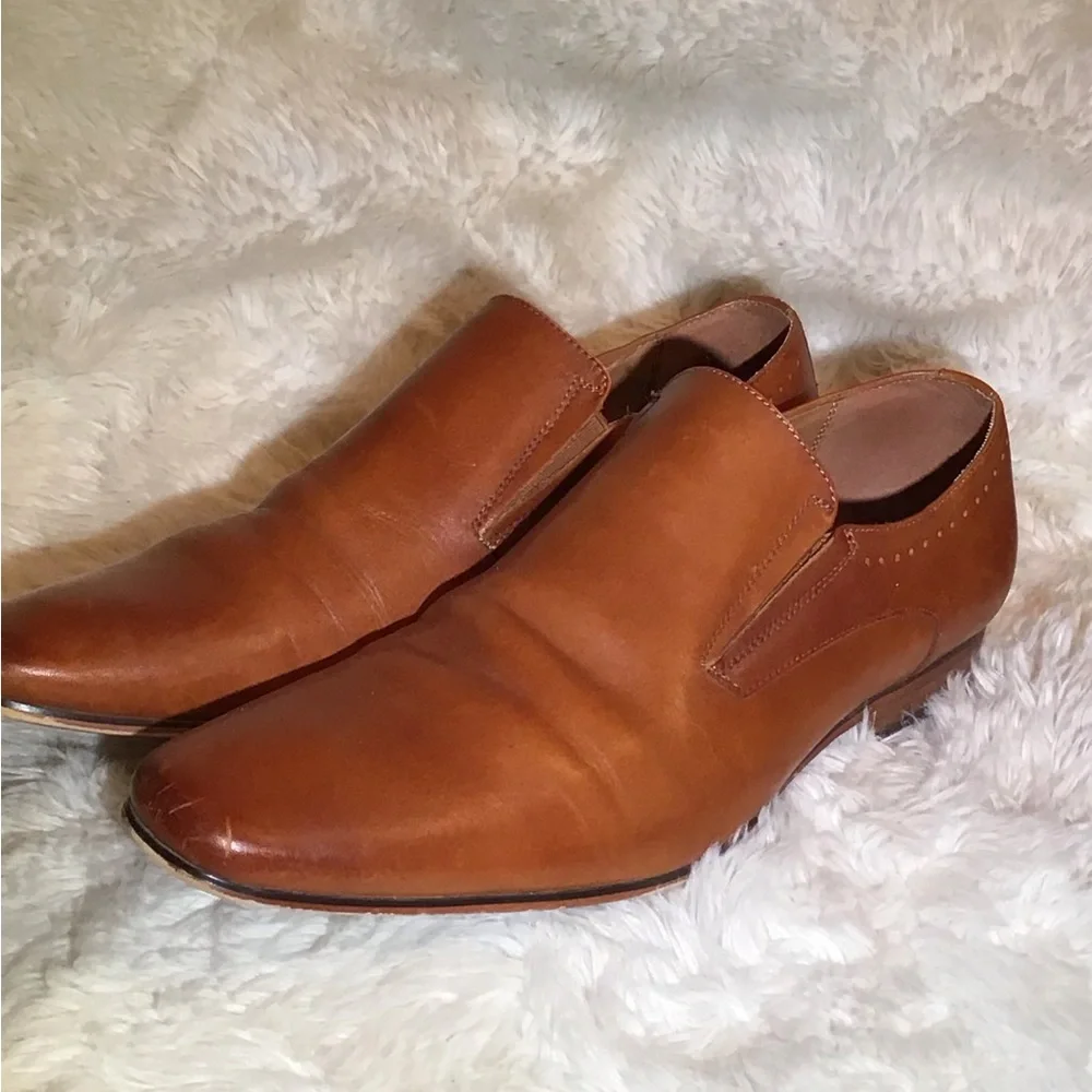 Aldo brown leather Oxford shoes size 10.5